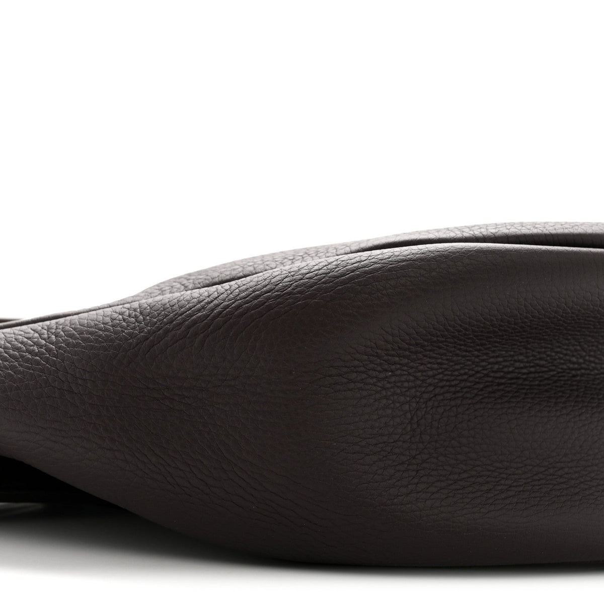 Grained Calfskin Small Slouchy Banana Bag Aubergine