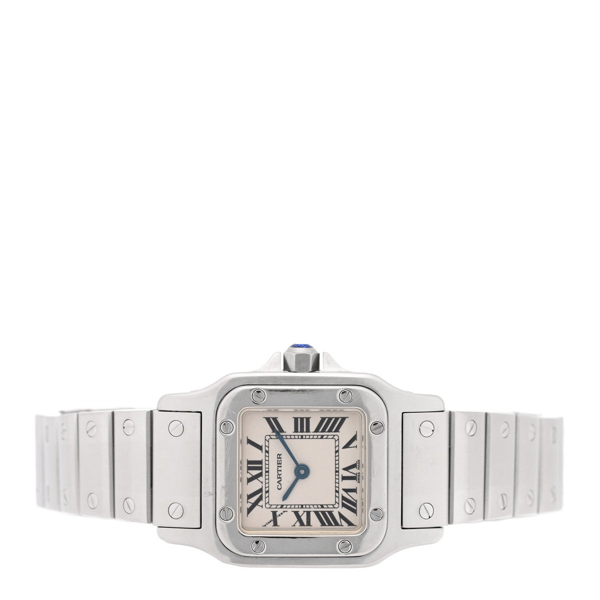 Stainless Steel 24mm Santos de Cartier Galbee Quartz Watch