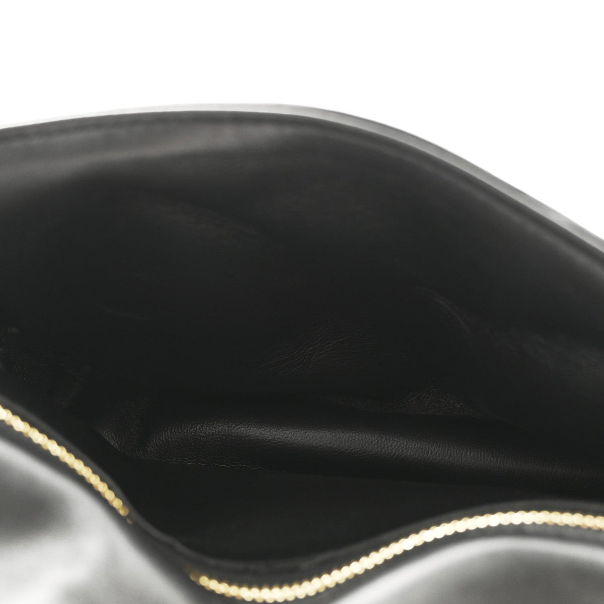 Shiny Nappa Lambskin Mini Goya Puffer Bag Black