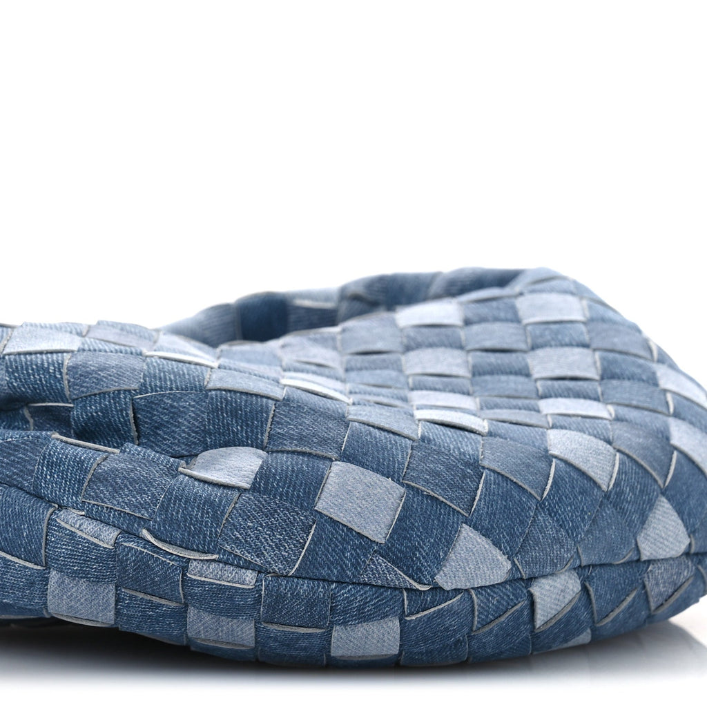 Nappa Denim Effect Intrecciato Mini Jodie Denim