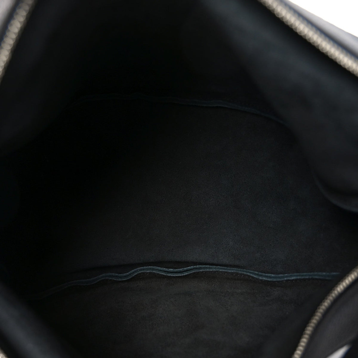 Grained Calfskin Large Slouchy Banana Bag Black