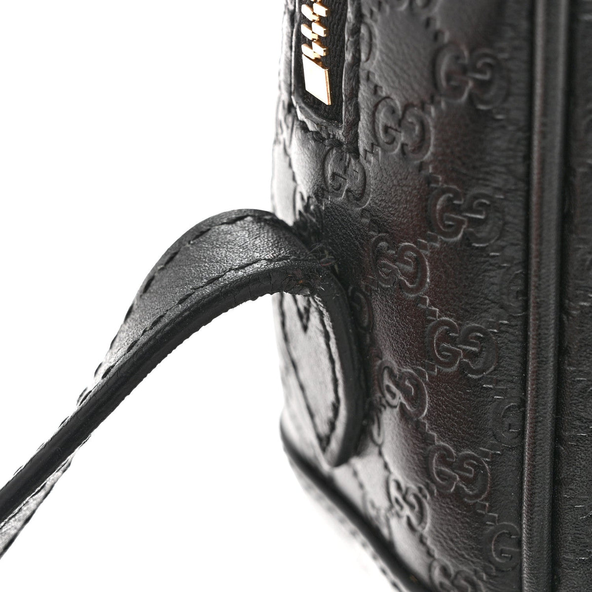 Microguccissima Mini Bree Messenger Bag Black