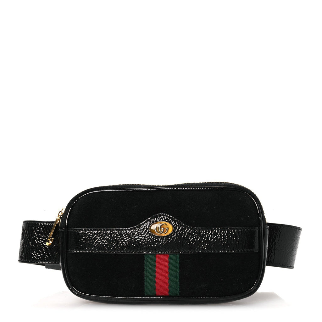 Suede Patent Ophidia Belted iPhone Case 85 34 Black