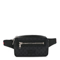 Soft GG Supreme Monogram Web Belt Bag Black Grey