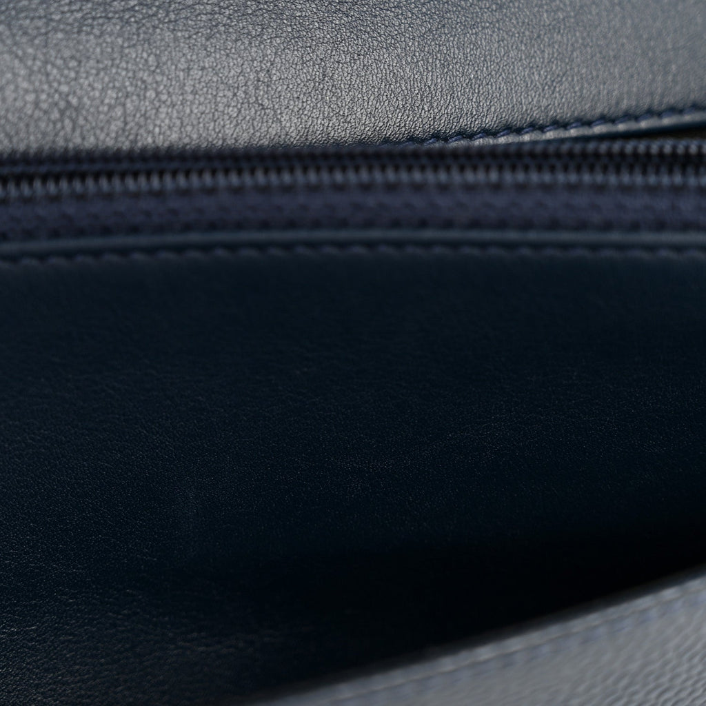 Caviar Timeless CC Wallet on Chain WOC Navy Blue