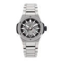 Titanium 40mm Big Bang Integrated Time Only Automatic Watch Silver 456.NX.0170.NX
