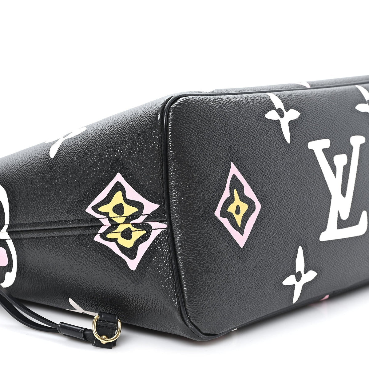 Monogram Giant Wild at Heart Neverfull MM Black