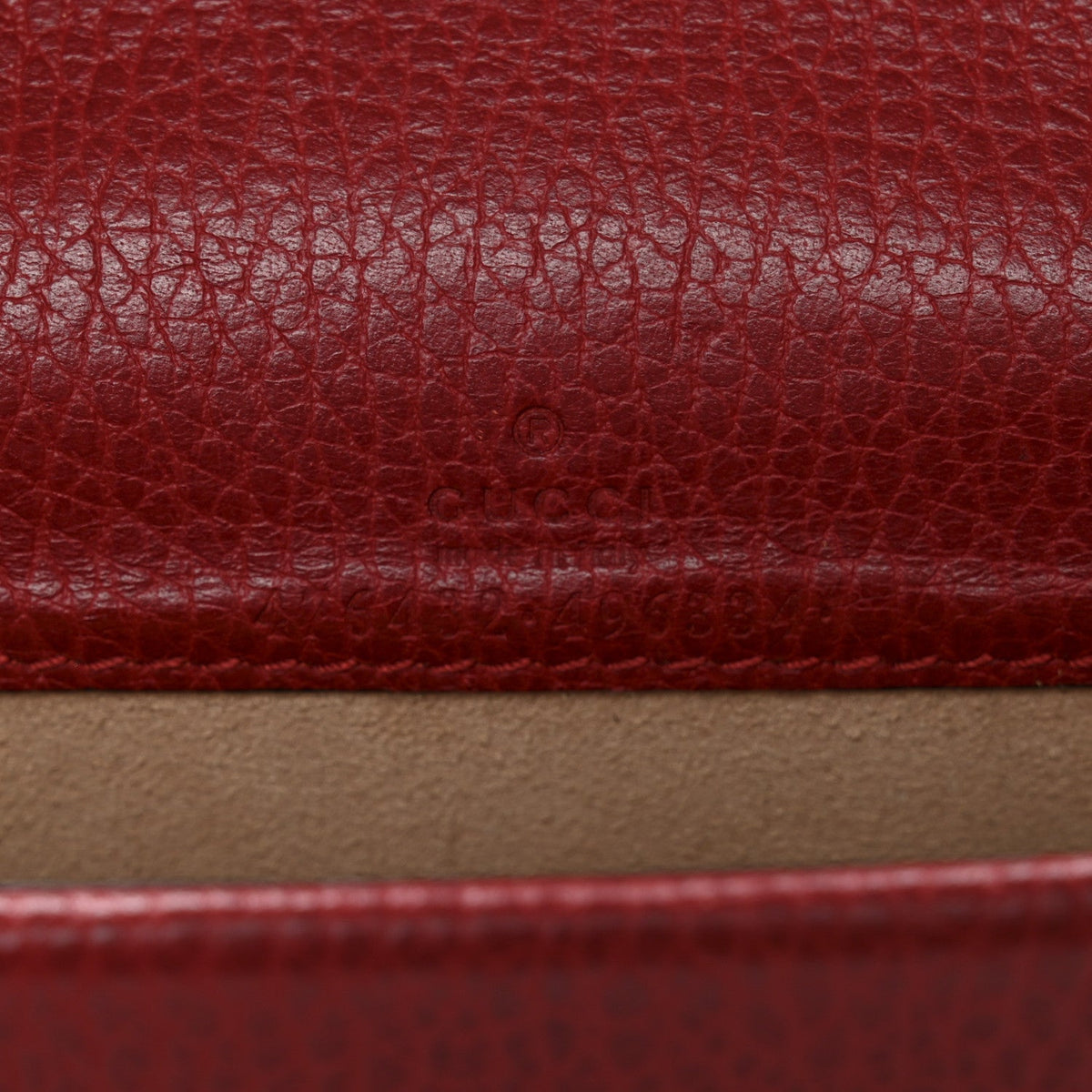 Calfskin Super Mini Dionysus Shoulder Bag Hibiscus Red