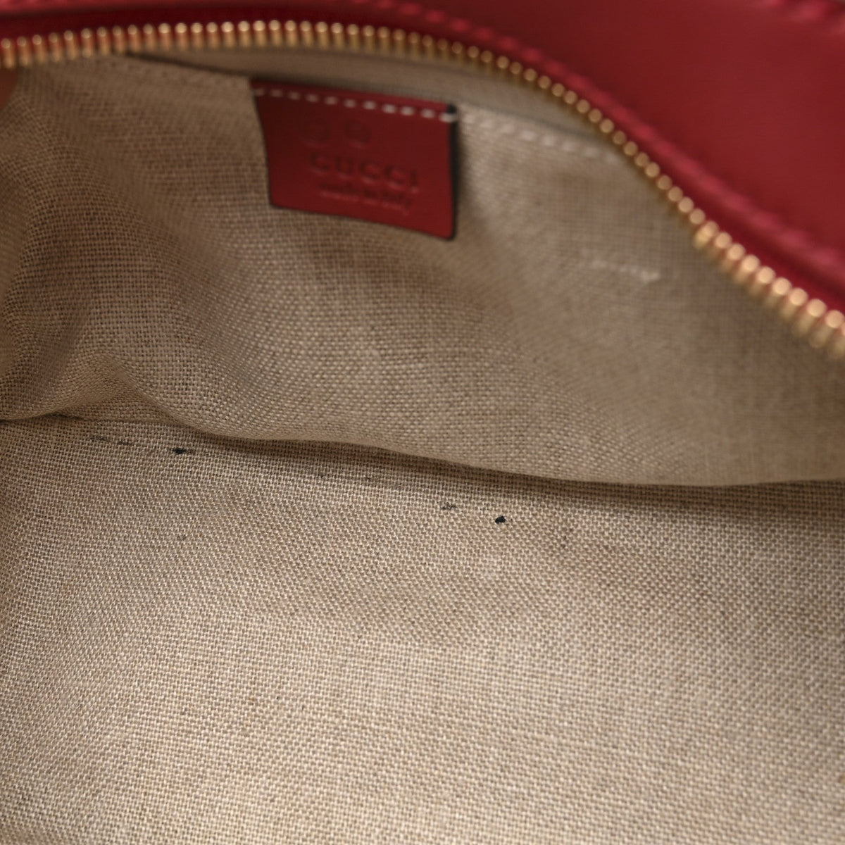 Soft Microguccissima Small Crossbody Bag Rosso