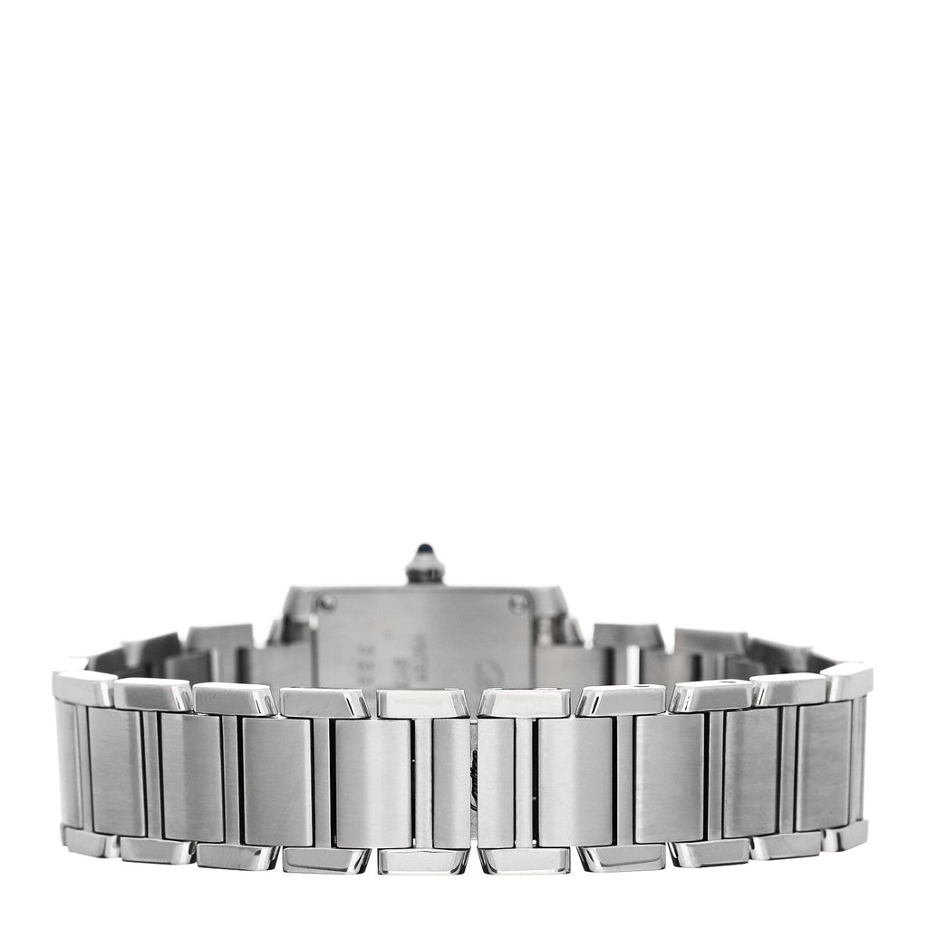 Stainless Steel 20mm Tank Francaise Quartz Watch
