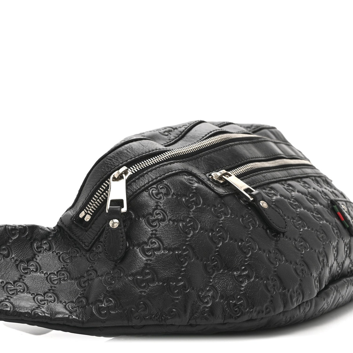 Guccissima Web Belt Bag Black
