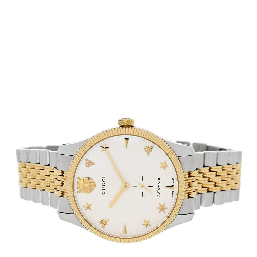 Stainless Steel 40mm G-Timeless Two Tone Charm Automatic Watch