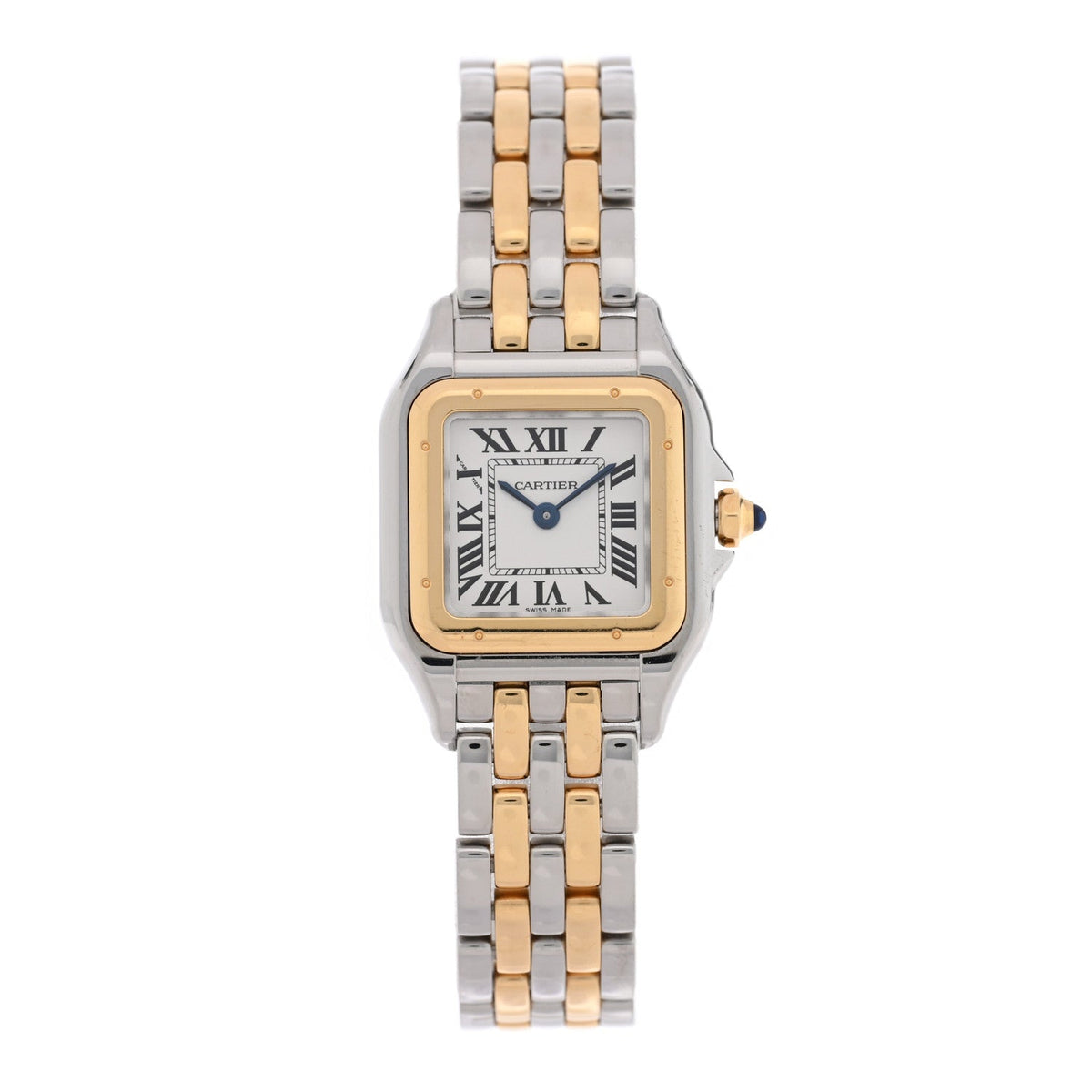 Stainless Steel 18K Yellow Gold 23mm Panthere Quartz Watch