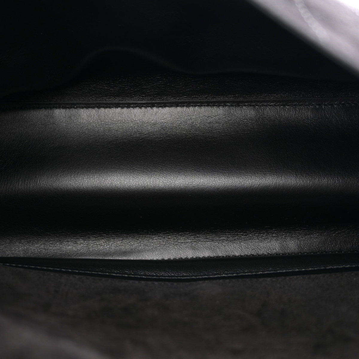 Suede Calfskin Small Souplissimo Maxi Flap Black