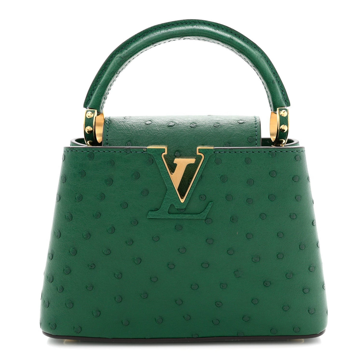 Ostrich Capucines Mini Mint