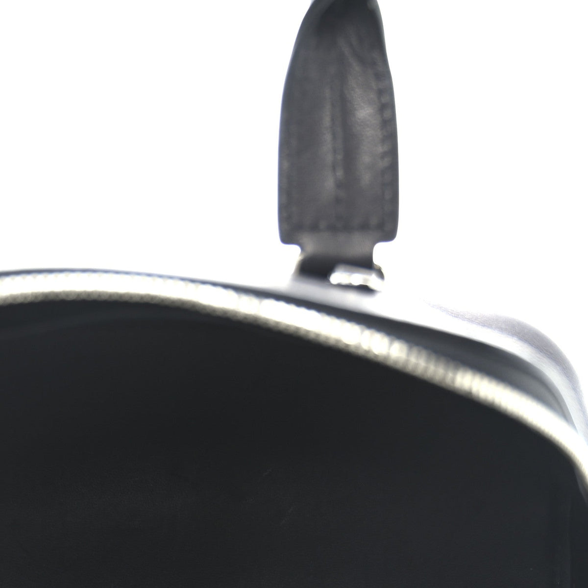 Saddle Calfskin Mini Devon Bag Black