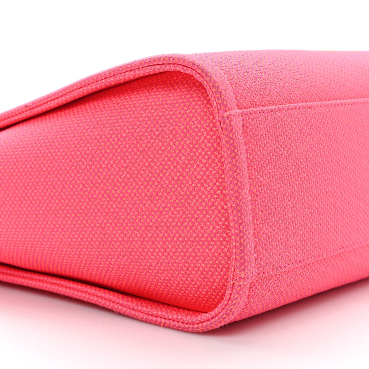 Canvas Mini Deauville Tote Pink Orange