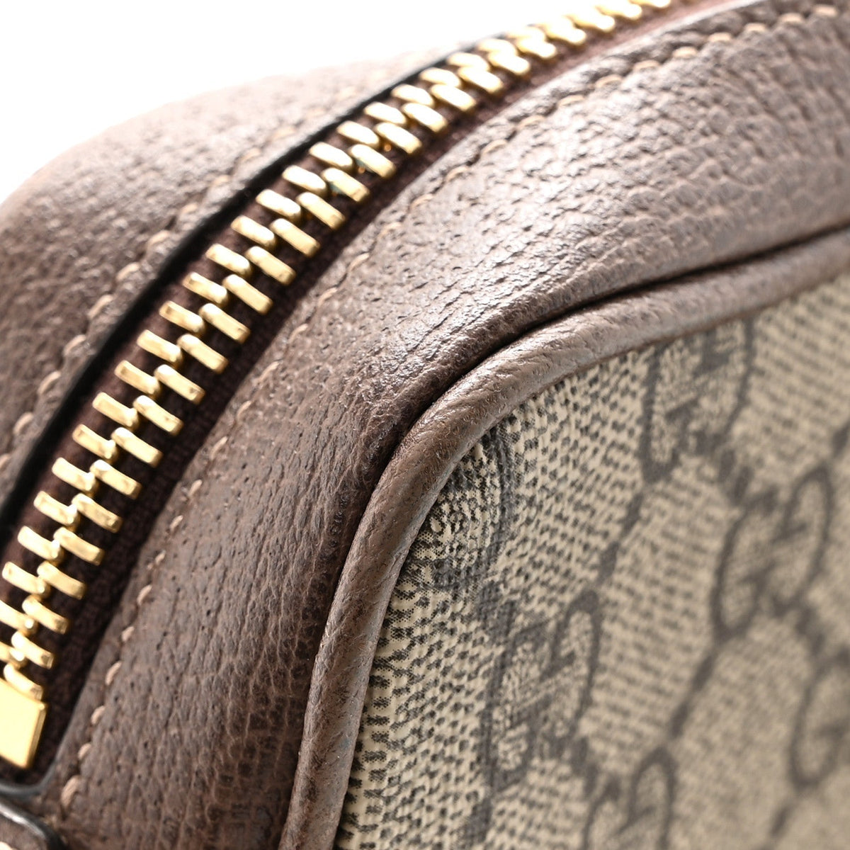 GG Supreme Monogram Web Mini Ophidia Shoulder Bag Brown
