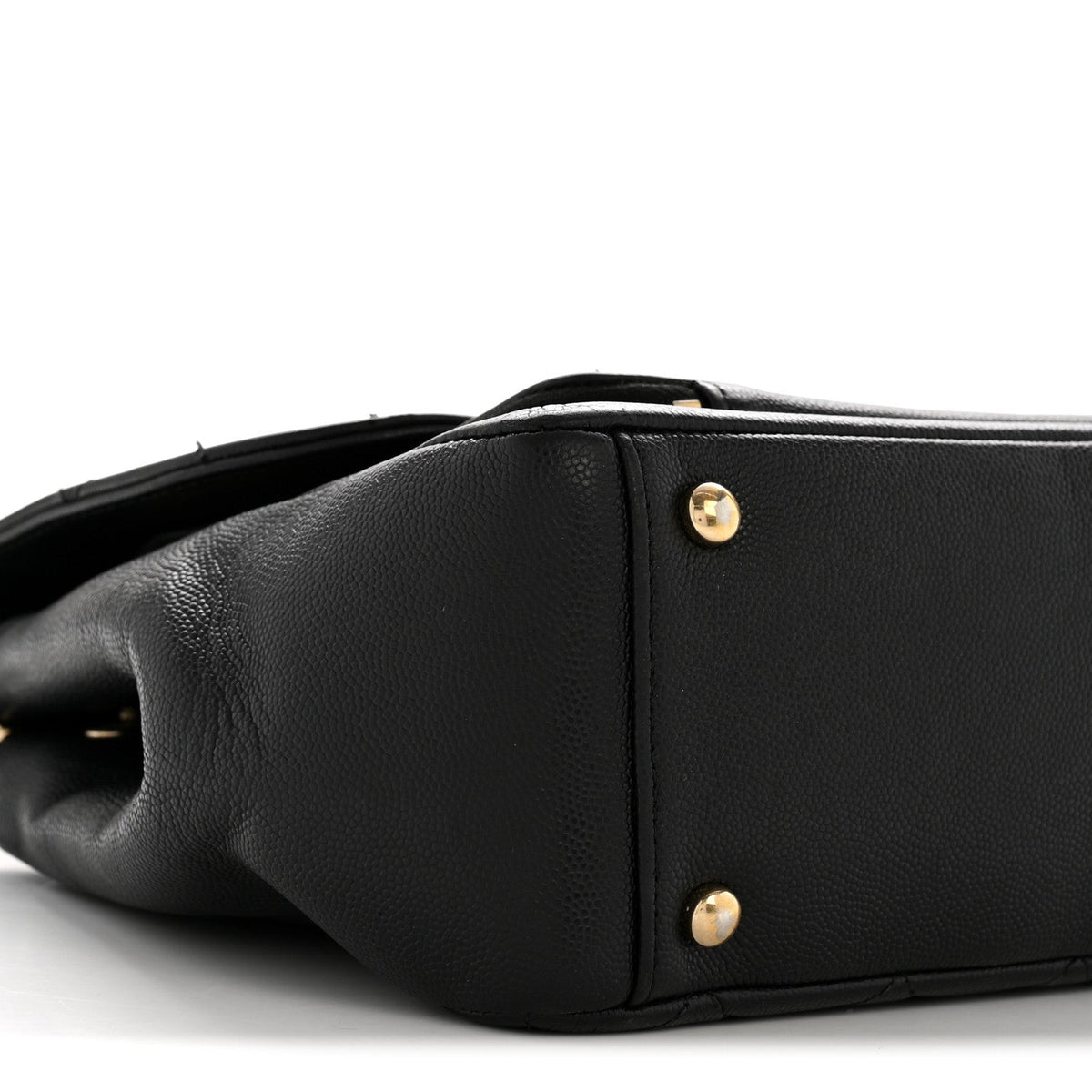Caviar Quilted Large Business Affinity Flap Black