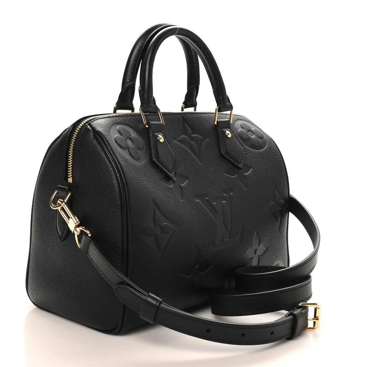 Empreinte Monogram Giant Speedy Bandouliere 25 Black