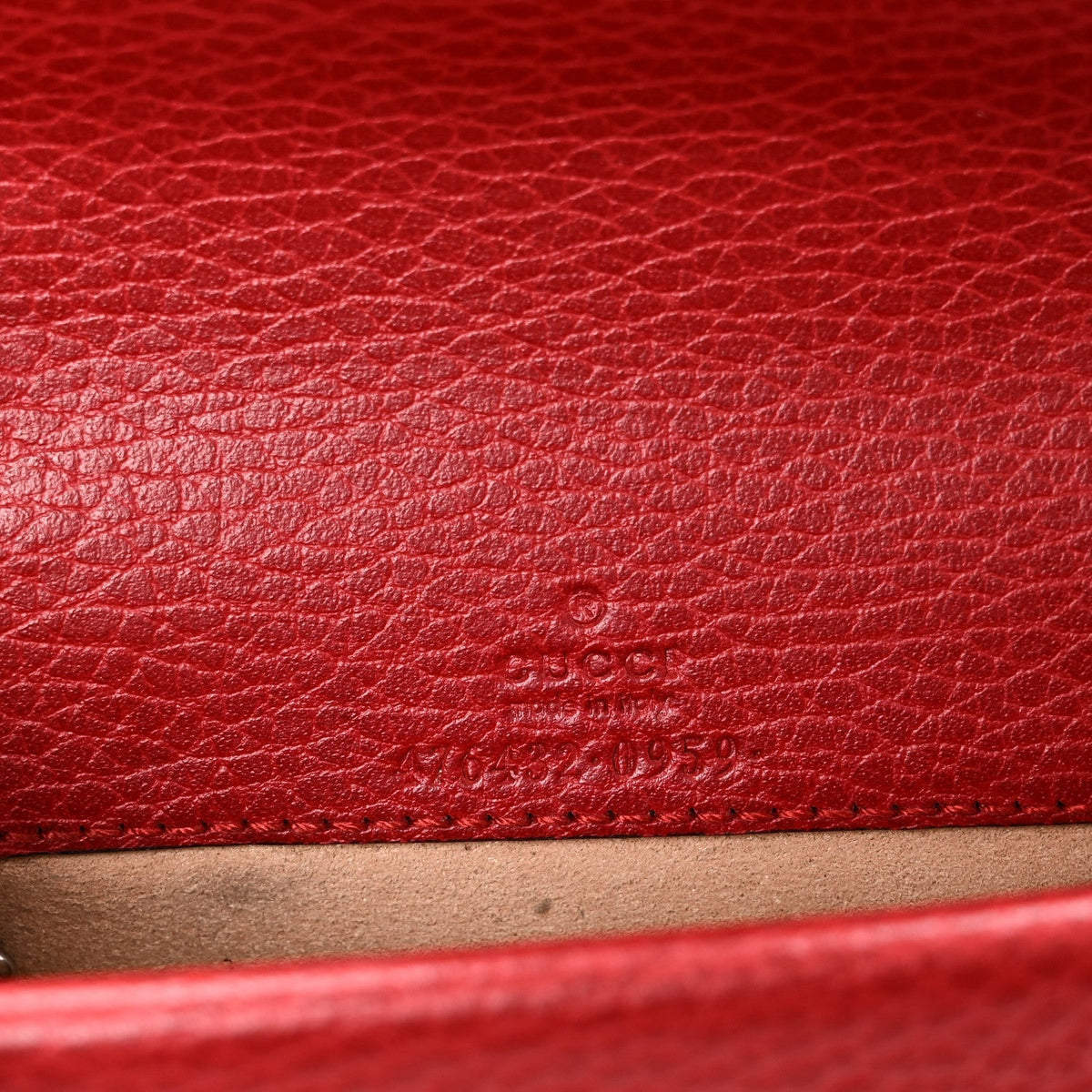 Dollar Calfskin Swarovski Crystal Small Dionysus Shoulder Bag Hibiscus Red