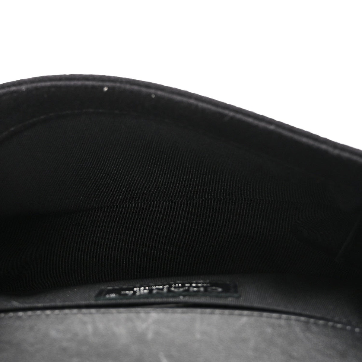 Wool Felt Embellished Small Boy Flap Black