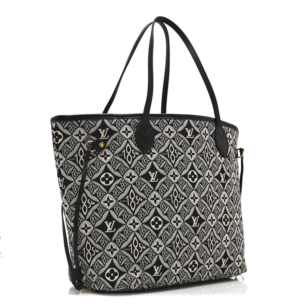 Jacquard Since 1854 Neverfull MM Grey