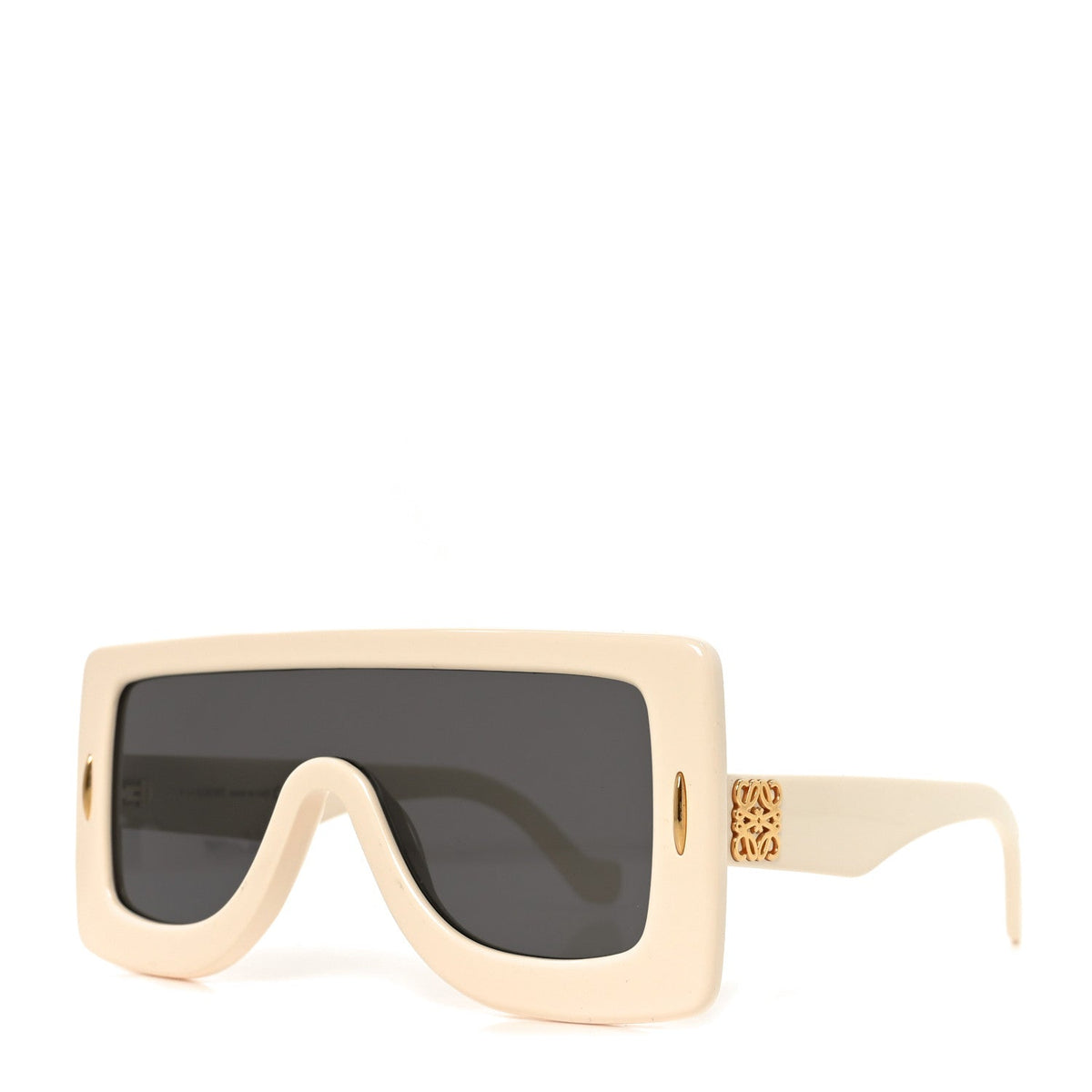 Acetate Anagram Shield Sunglasses LW40104I Beige