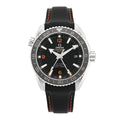 Stainless Steel Calfskin 43mm Seamaster Planet Ocean GMT Co-Axial Chronometer Automatic Watch Black 232.32.44.22.01.002