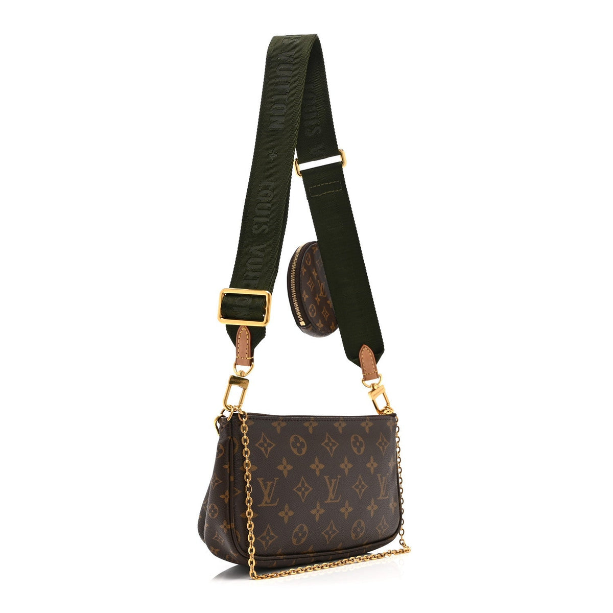 Monogram Multi Pochette Accessories Kaki